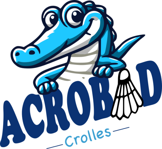 Logo Acrobad - Association Crolloise de Badminton